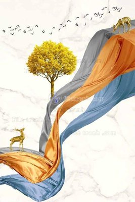 File gốc File in tranh tường 3D FT210617 (dành cho trang trí nội thất)