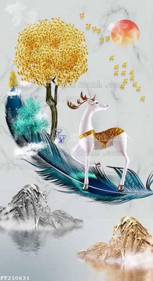 Tệp tin gốc File in tranh tường 3D FT210631 (dùng cho in) File in tranh tường 3D FT210631