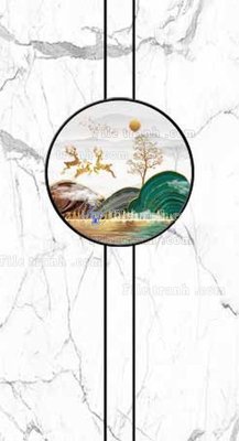 File PSD File in tranh tường 3D FT210644 (chất lượng in ấn)