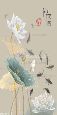 File tranh File in tranh tường 3D FT210649 (gốc) in vải canvas