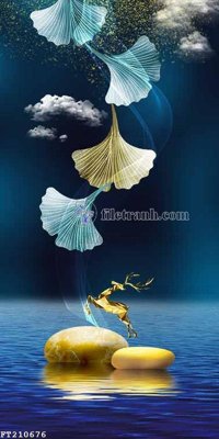 Tải file gốc File in tranh tường 3D FT210676 (để in lụa)