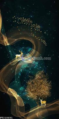 File gốc in mica File in tranh tường 3D FT210681 chất lượng