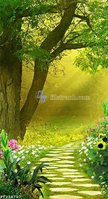 File tranh File in tranh tường 3D FT210707 (bản gốc) treo tường