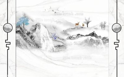 File tranh File in tranh tường 3D FT210727 (gốc) in trên kính