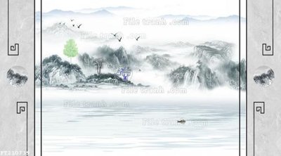 File tranh File in tranh tường 3D FT210739 (ảnh gốc) sắc nét hoàn hảo