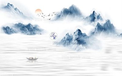 File in lụa File in tranh tường 3D FT210775 (phong cảnh) File in tranh tường 3D FT210775