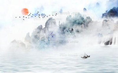 File tranh File in tranh tường 3D FT210776 (bản gốc) in lụa 5D