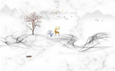 File tranh gốc File in tranh tường 3D FT210863 chủ đề hiện đại