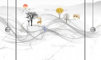 Tải file File in tranh tường 3D FT210866 (gốc) làm tranh trang trí