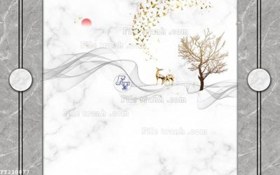 File PSD in ấn File in tranh tường 3D FT210877 (chất lượng cao)