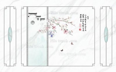 File PSD in ấn File in tranh tường 3D FT210906 (chất lượng cao)