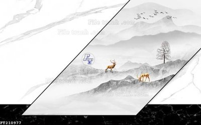 File gốc File in tranh tường 3D FT210977 (vector) cho in ấn