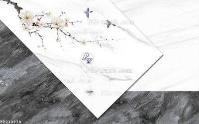 Ảnh gốc file in lụa File in tranh tường 3D FT210978 chi tiết