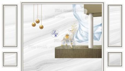 File in ấn cao cấp File in tranh tường 3D FT211017 (file gốc)