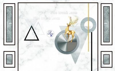 File in trần File in tranh tường 3D FT211026 (file gốc) phong thủy