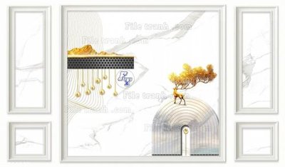 File tranh File in tranh tường 3D FT211027 (bản gốc) in lụa 5D