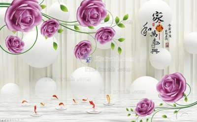 File PSD File in tranh tường 3D FT211053 (chất lượng in ấn)