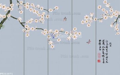 Tải file gốc in lụa File in tranh tường 3D FT211071 siêu nét