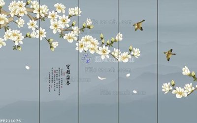 File PSD File in tranh tường 3D FT211075 (nguyên bản) cho thiết kế