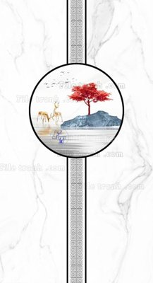 File gốc File in tranh tường 3D FT211189 (in lụa) tranh phong thủy