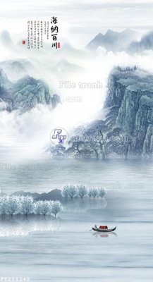 File gốc File in tranh tường 3D FT211240 (chuẩn CMYK) cho nhà in