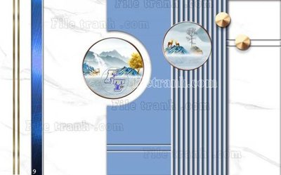 File tranh File in tranh tường 3D FT211269 (file gốc) chuẩn màu in