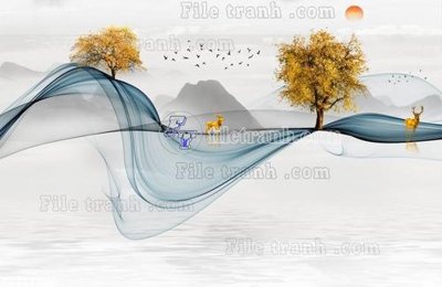 File tranh trang trí File in tranh tường 3D FT211300 (file gốc)
