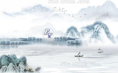 File in lụa File in tranh tường 3D FT211315 (tân cổ điển) File in tranh tường 3D FT211315