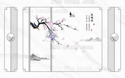 Download file tranh PSD File in tranh tường 3D FT211358 để chỉnh sửa