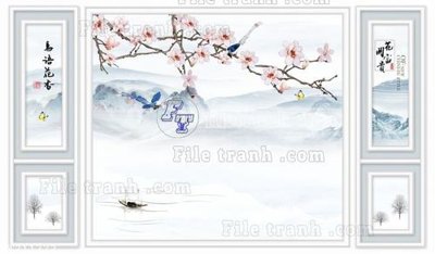 Download file File in tranh tường 3D FT211372 (gốc) in mica bàn thờ