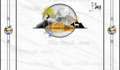 File tranh File in tranh tường 3D FT211404 (gốc) in film