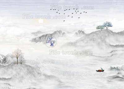File gốc in ấn File in tranh tường 3D FT211440 chất lượng vượt trội