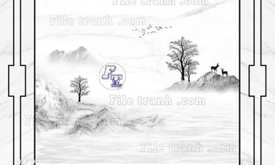 File gốc File in tranh tường 3D FT211449 (vector) cho in ấn