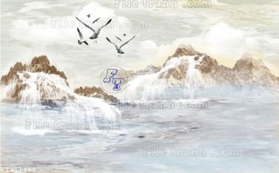 Cung cấp file tranh gốc File in tranh tường 3D FT211468 độc quyền