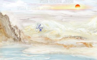 File gốc File in tranh tường 3D FT211469 (phiên bản chuẩn) để in ấn