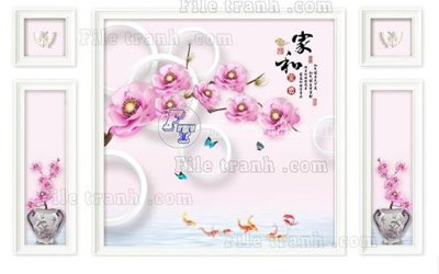 Chi tiết file tranh tráng gương File in tranh tường 3D FT211509 (ảnh gốc)