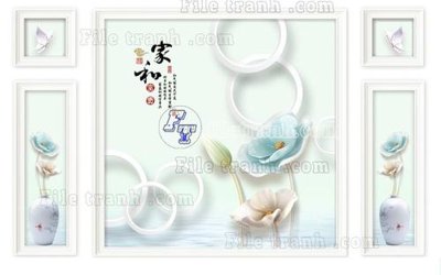 File ảnh File in tranh tường 3D FT211519 (gốc) in poster