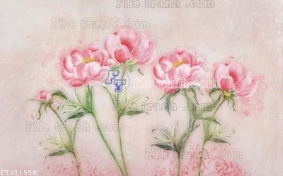 File gốc File in tranh tường 3D FT211550 (in lụa) tranh phong thủy