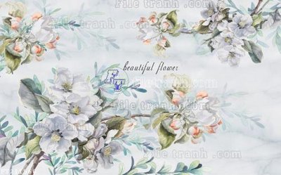 File ảnh File in tranh tường 3D FT211560 (gốc) trang trí khách sạn