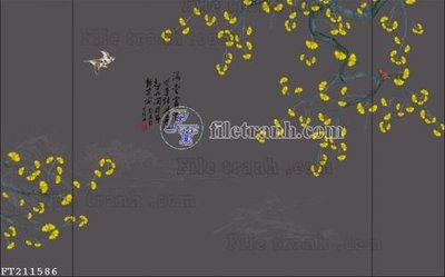 File tranh in trần 3D File in tranh tường 3D FT211586 (ảnh gốc)