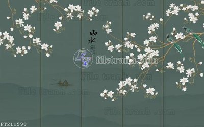 File gốc File in tranh tường 3D FT211590 (cho in UV) siêu nét