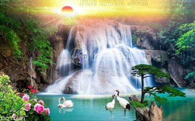 File in ấn File in tranh tường 3D FT211603 (bản gốc) sắc nét