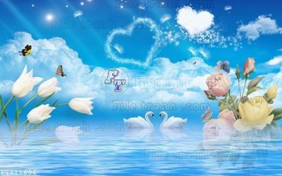 File tranh File in tranh tường 3D FT211606 (gốc) in vải canvas