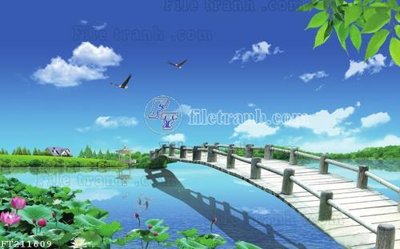 Hình ảnh file gốc in trần nhà File in tranh tường 3D FT211609