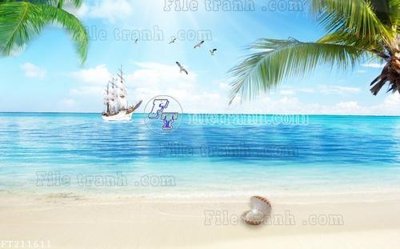 Download file tranh File in tranh tường 3D FT211611 (file gốc PSD)