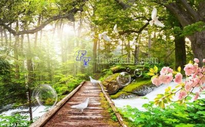 File gốc File in tranh tường 3D FT211627 (PNG) trong suốt (transparent)