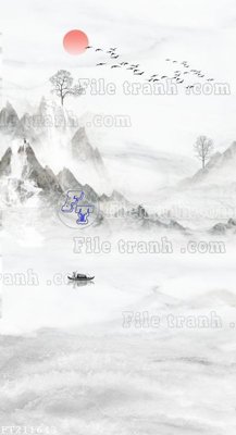 File in ấn File in tranh tường 3D FT211643 chuyên nghiệp