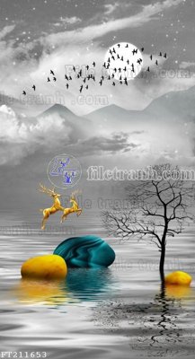 Mua file gốc File in tranh tường 3D FT211653 (chất lượng) tại Filetranh.com