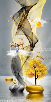 File tranh ảnh gốc File in tranh tường 3D FT211678 dùng cho in khổ lớn