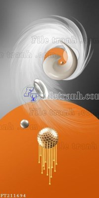 File tranh in trần 3D File in tranh tường 3D FT211694 (ảnh gốc)